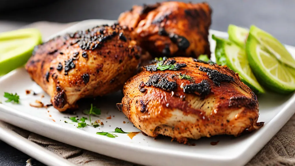 Air Fryer Jerk Chicken with Crispy