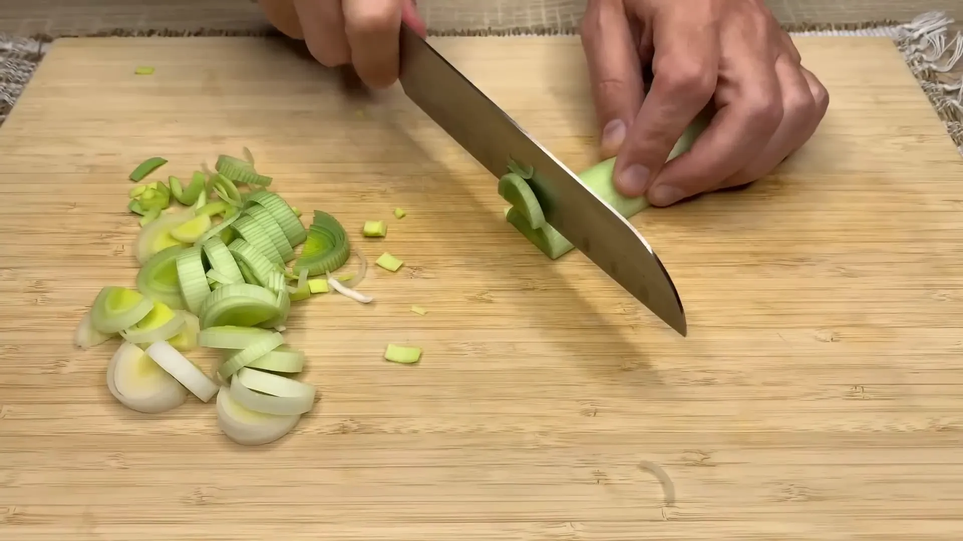 Gathering ingredients for savory pie